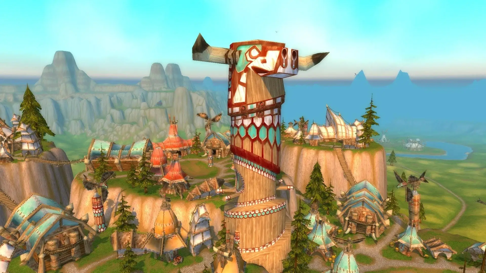 撤退石： Thunder Bluff