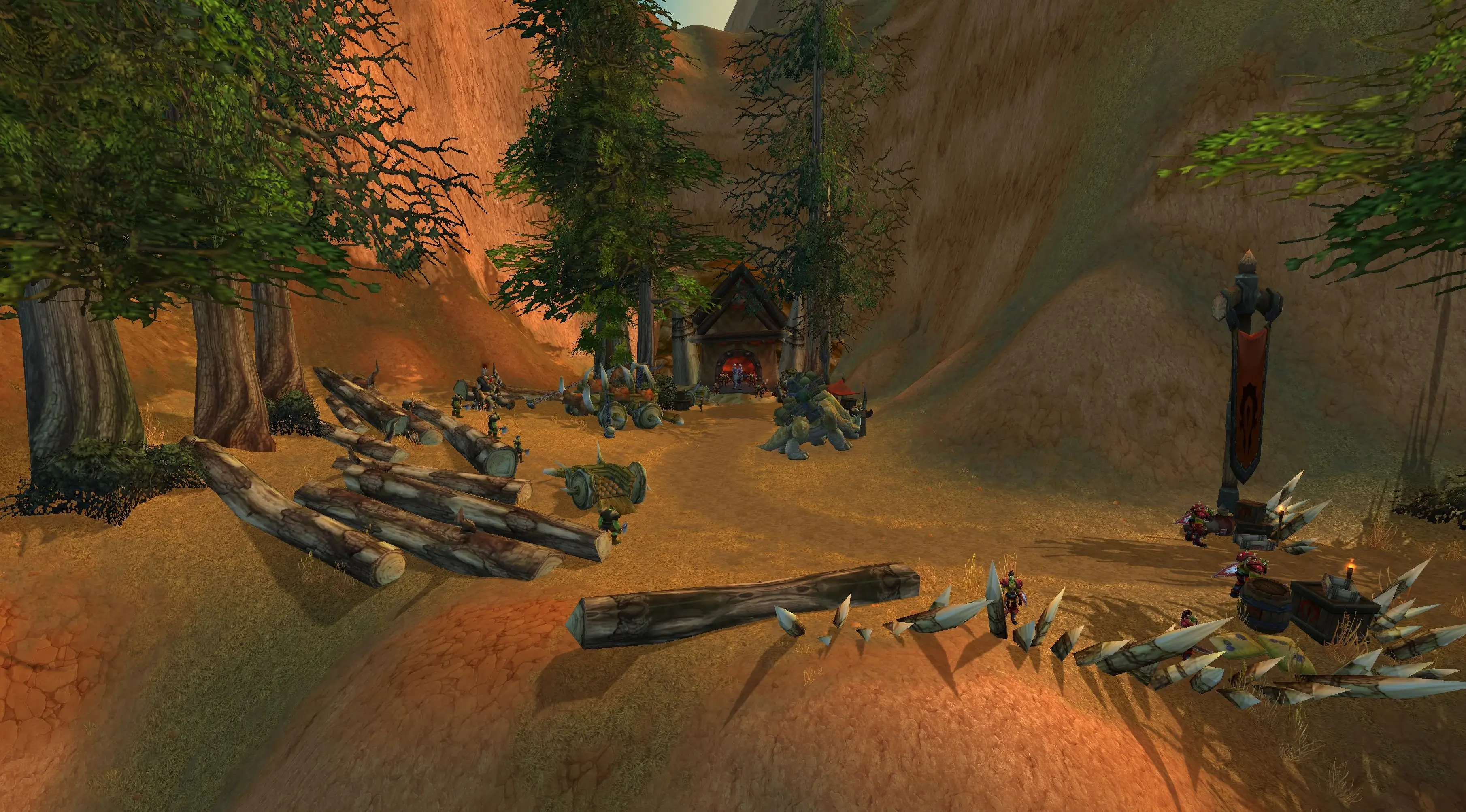 撤退石： Mor'shan Base Camp
